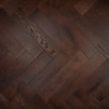 Engineered Herringbone Walnut Stain Brushed Matt Lacquered