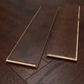 Engineered Herringbone Walnut Stain Brushed Matt Lacquered