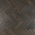 Engineered Herringbone Graphite Grey Brushed Lacquered