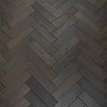 Engineered Herringbone Graphite Grey Brushed Lacquered