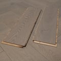 Engineered Herringbone Click Grey Brushed UV Oiled