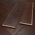 Engineered Herringbone Walnut Stain Brushed Matt Lacquered