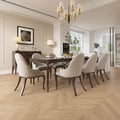 Invisible Matt Lacquered Chevron Engineered Wood Flooring