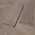 Engineered Herringbone White Brushed Matt Lacquered Click