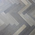 Engineered Herringbone Smoked Grey Uv Oiled