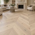 Chevron Classic Natural Brushed Matt Lacquered  