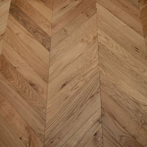 Chevron Engineered Brushed Matt Lacquered