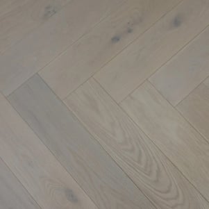Engineered Herringbone White Oiled