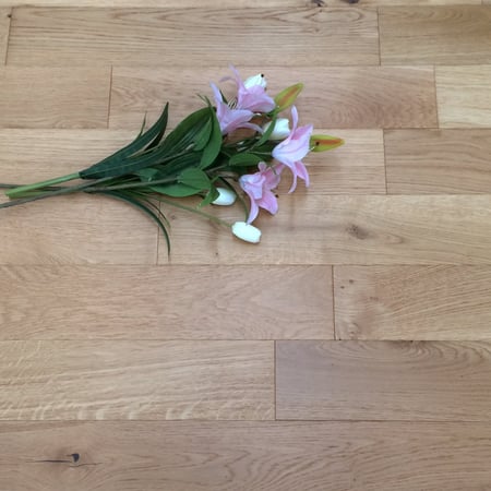 Solid Oak UV Brushed & Lacquered