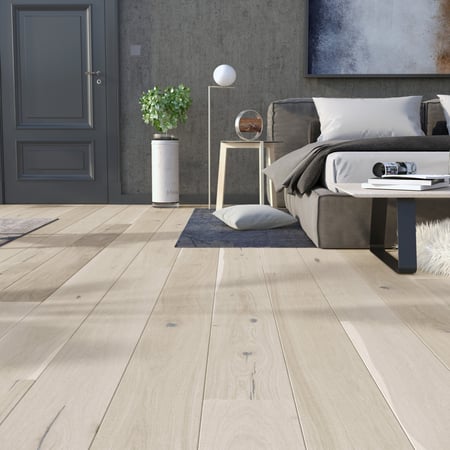 Engineered White Oak Click Brushed Matt Lacquered