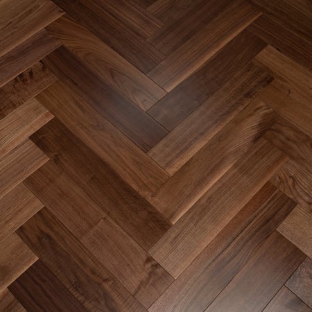 Engineered Walnut Herringbone Lacquered