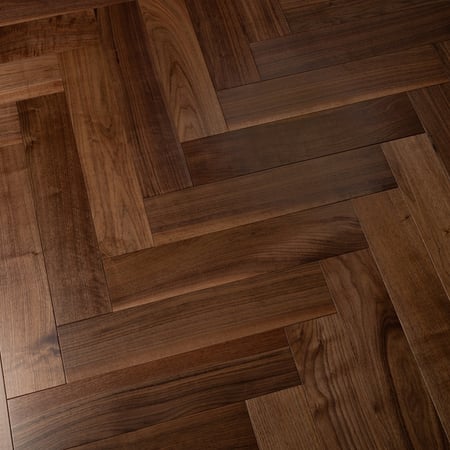 Engineered Walnut Herringbone Lacquered