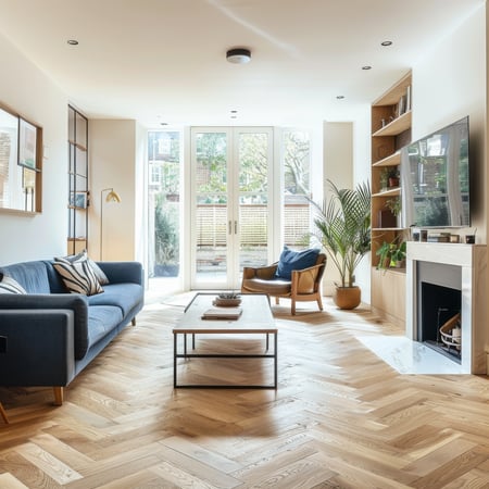 Engineered Herringbone Matt Lacquered