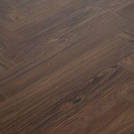 Luxury Vinyl Tiles Herringbone Walnut Black
