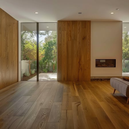 Engineered Oak Smoked Nutmeg Brushed & Lacquered