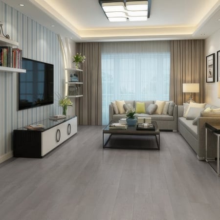 Luxury Vinyl Tiles Misty Smoked Oak