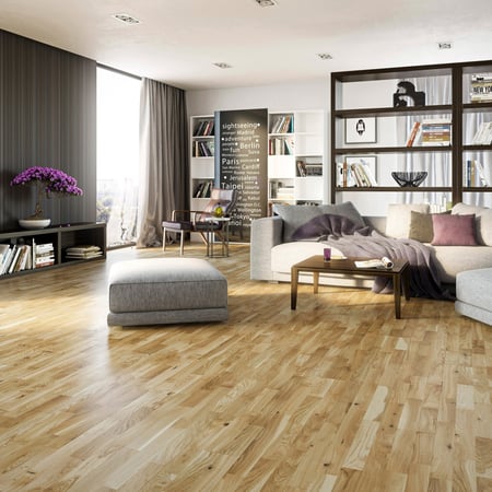 Engineered Natural Oak Lacquered Click
