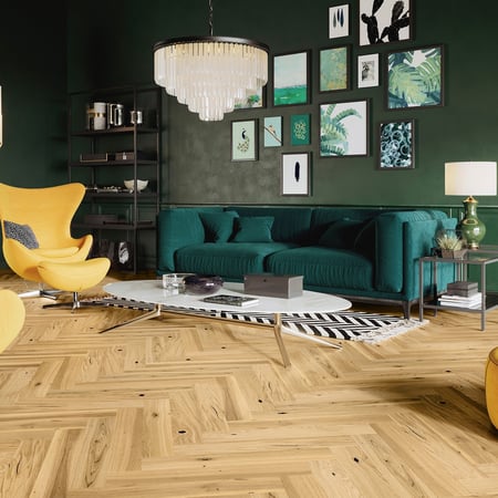 Engineered Herringbone Classic Grade Invisible Oiled  