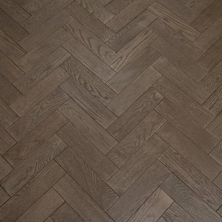 Engineered Herringbone Primrose Grey Brushed Matt Lacquered 