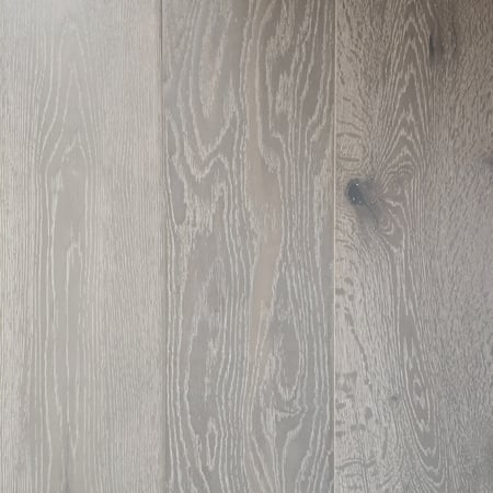 Engineered Brushed White Grey UV Lacquered 