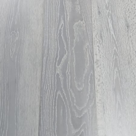 Engineered Brushed White Grey UV Lacquered 