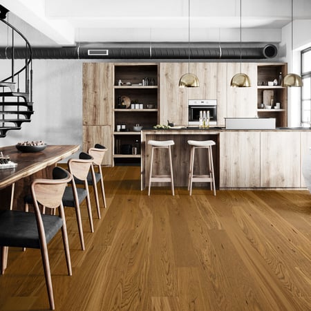 Engineered Golden Oak Click Lacquered 