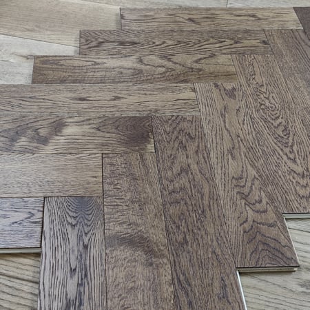 Engineered Herringbone Golden Fleece Brushed UV Oiled 