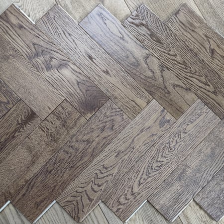 Engineered Herringbone Golden Fleece Brushed UV Oiled 