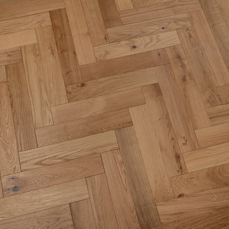 Engineered Herringbone Brushed Uv Oiled 