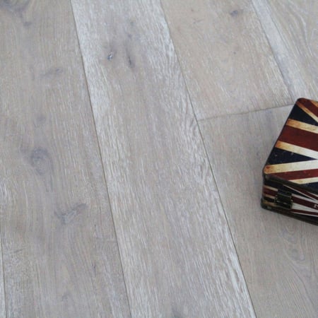Engineered Smoked Brushed White Oiled