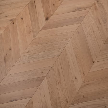 Invisible Oiled Chevron Engineered Wood Flooring