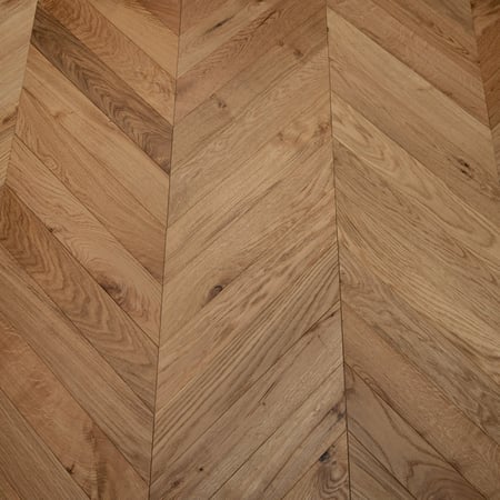 Chevron Engineered Brushed Matt Lacquered