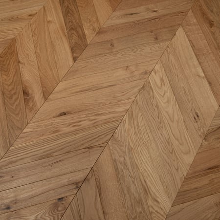 Chevron Engineered Brushed Matt Lacquered