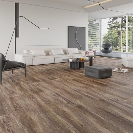 Luxury Vinyl Tiles smoked Brown