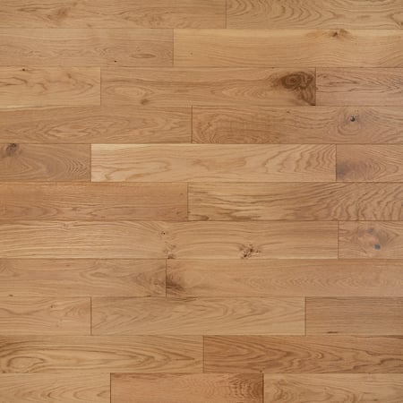Engineered Natural Brushed Lacquered Oak Wood Flooring