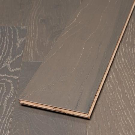 Engineered Grey Brushed Matt Lacquered Oak Wood Flooring