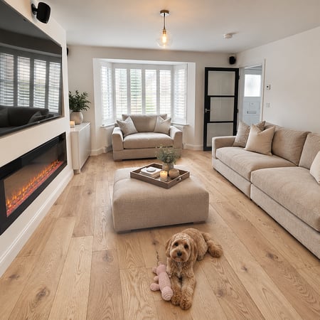 Engineered Natural Oak Brushed & Oiled