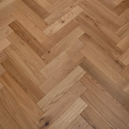 Engineered Herringbone Oak Brushed Uv Oiled 