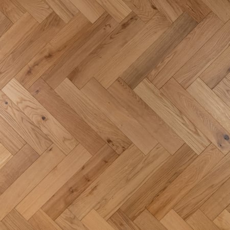 Engineered Herringbone Oak Brushed Uv Oiled 