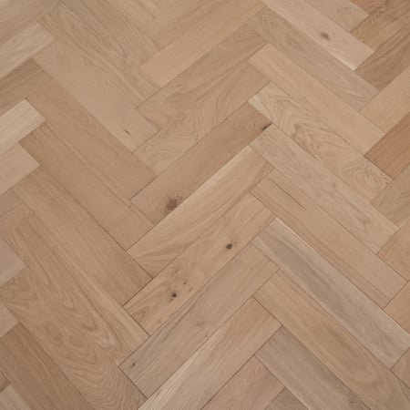 Engineered Herringbone Unfinished Oak