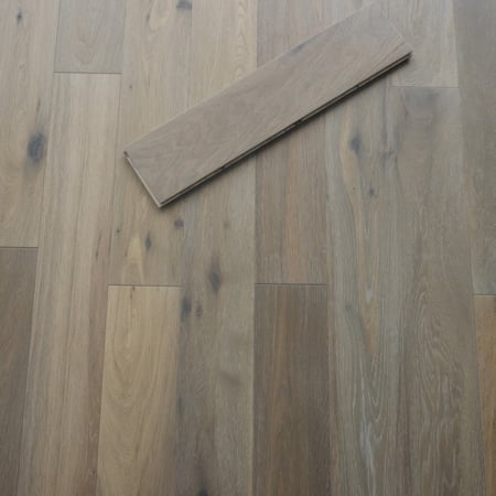 Engineered Smoked Grey Brushed & Oiled Oak Wood Flooring