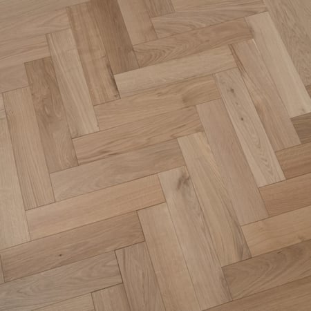 Solid Oak Herringbone Unfinsihed Wood Flooring