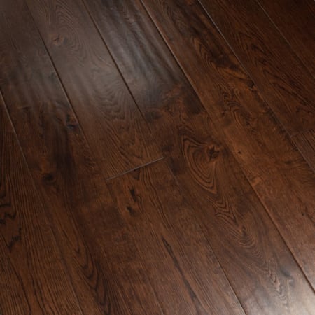 Engineered Hand Sculpted Brushed Coffee Oak Flooring