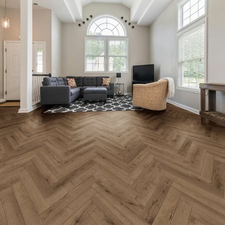 Herringbone Luxury Laminate Smoked