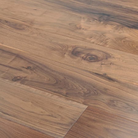 Engineered American Walnut Black Matt Lacquered