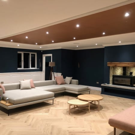 Engineered Herringbone  Click Prime Invisible Lacquered