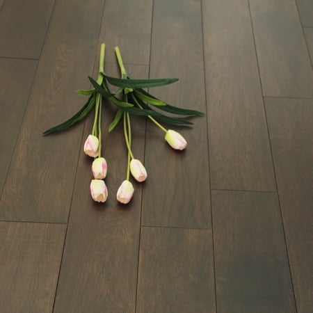 Solid Oak Coffee Stained Lacquered Oak