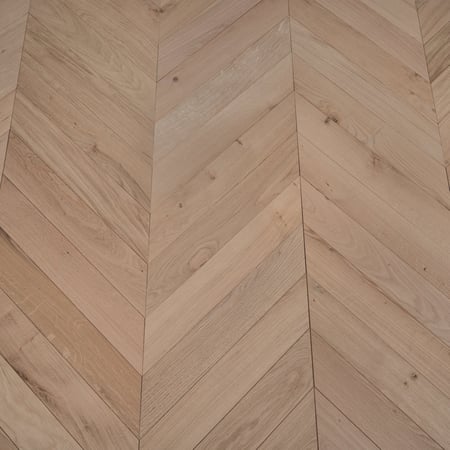 Chevron Engineered Unfinsihed Oak Wood Flooring
