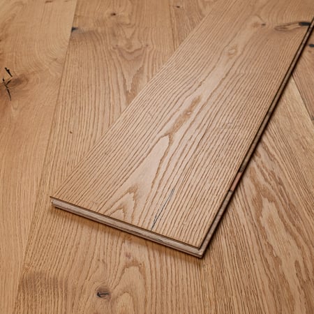 Engineered Natural Brushed & Oiled Oak Wood Flooring