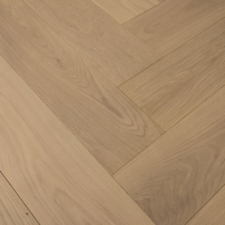 Engineered Herringbone Click White Oiled Prime Grade